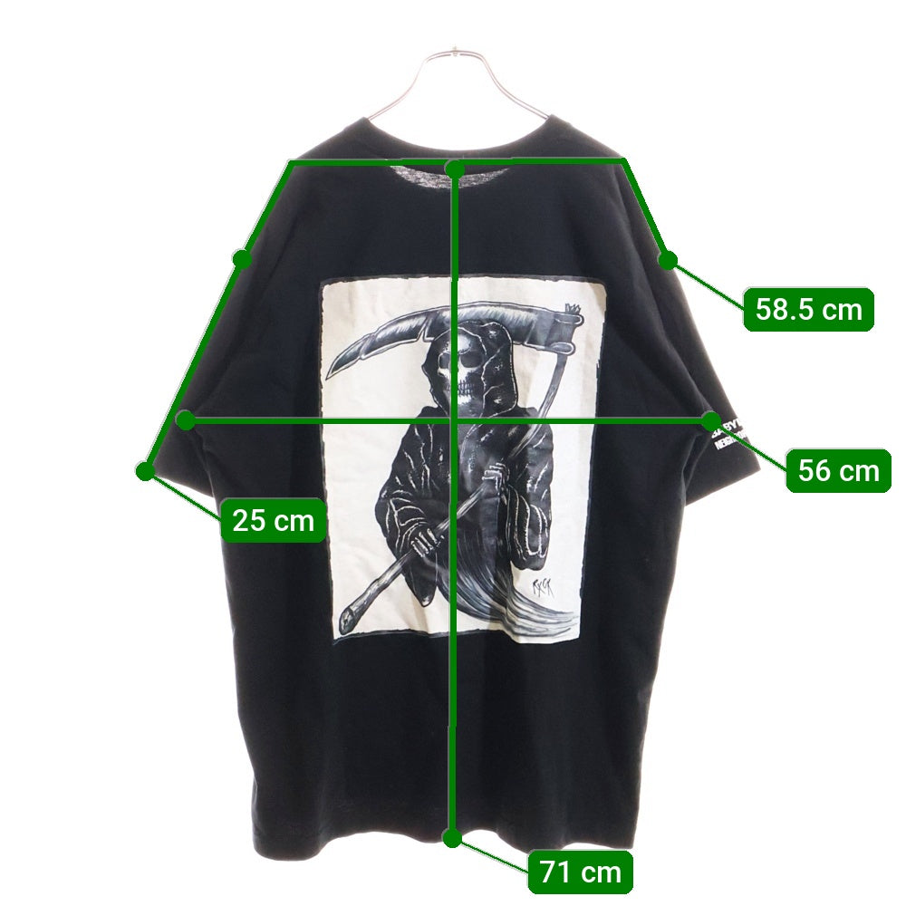 NEIGHBORHOOD(ネイバーフッド) ×BABYLON バビロン 両面プリント クルーネック半袖Tシャツ カットソー ブラック