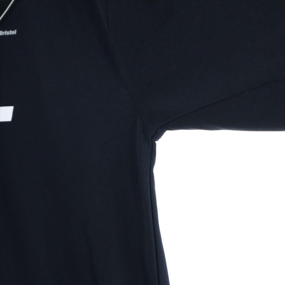 F.C.R.B./F.C.Real Bristol/FCRB(エフシーアールビー/エフシーレアルブリストル) 25SS AUTHENTIC L/S GAME SHIRT オーセンティック ロングスリーブ ゲーム シャツ クルーネック長袖Tシャツ カットソー ブラック FCRB-250003