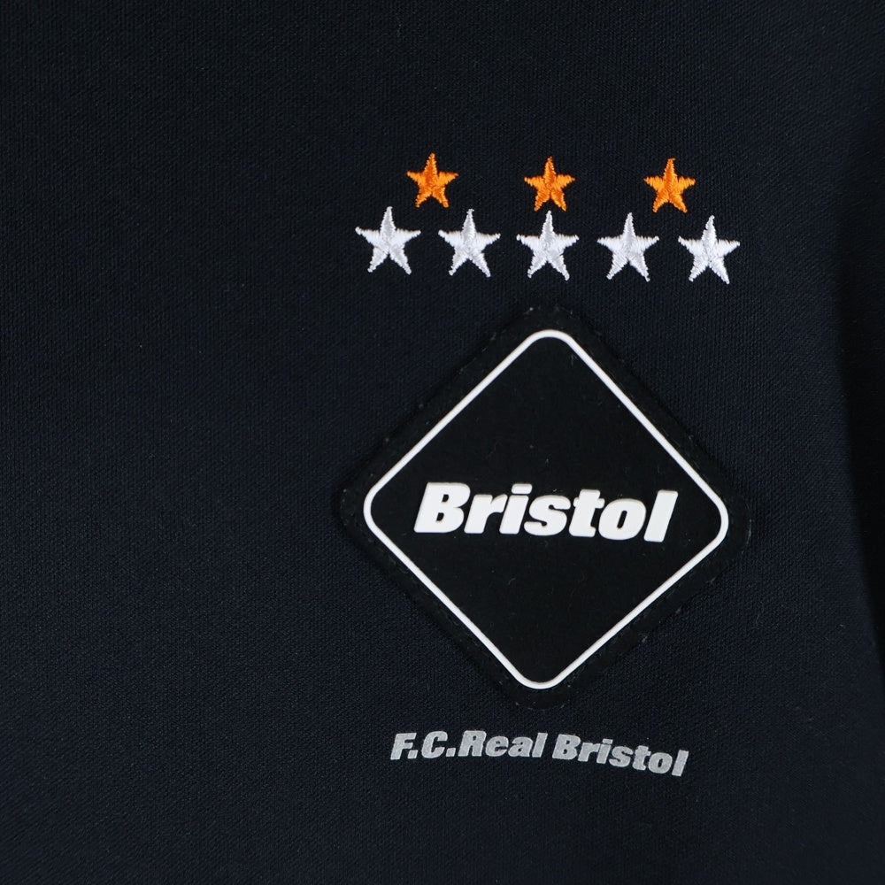 F.C.R.B./F.C.Real Bristol/FCRB(エフシーアールビー/エフシーレアルブリストル) 25SS AUTHENTIC L/S GAME SHIRT オーセンティック ロングスリーブ ゲーム シャツ クルーネック長袖Tシャツ カットソー ブラック FCRB-250003