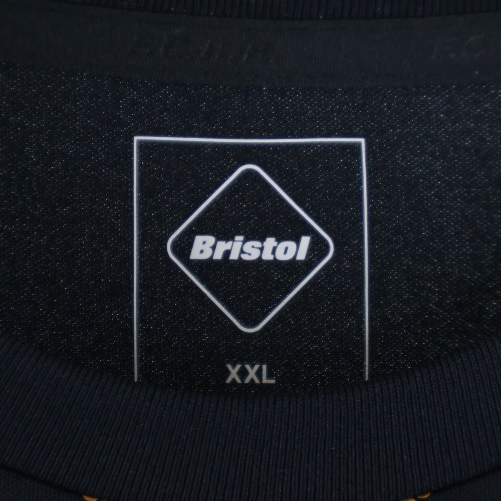 F.C.R.B./F.C.Real Bristol/FCRB(エフシーアールビー/エフシーレアルブリストル) 25SS AUTHENTIC L/S GAME SHIRT オーセンティック ロングスリーブ ゲーム シャツ クルーネック長袖Tシャツ カットソー ブラック FCRB-250003