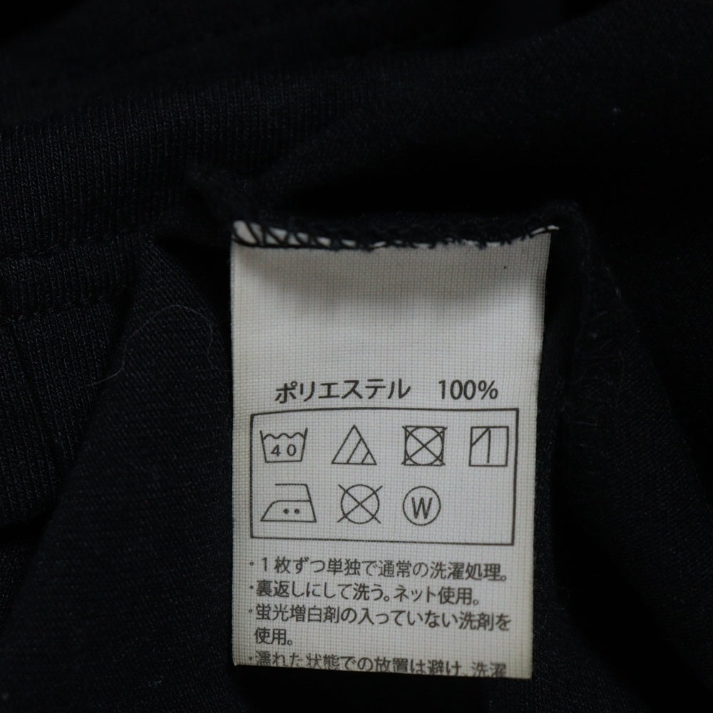 COOTIE PRODUCTIONS(クーティー プロダクションズ) 両面ロゴプリント クルーネック長袖Tシャツ カットソー ブラック