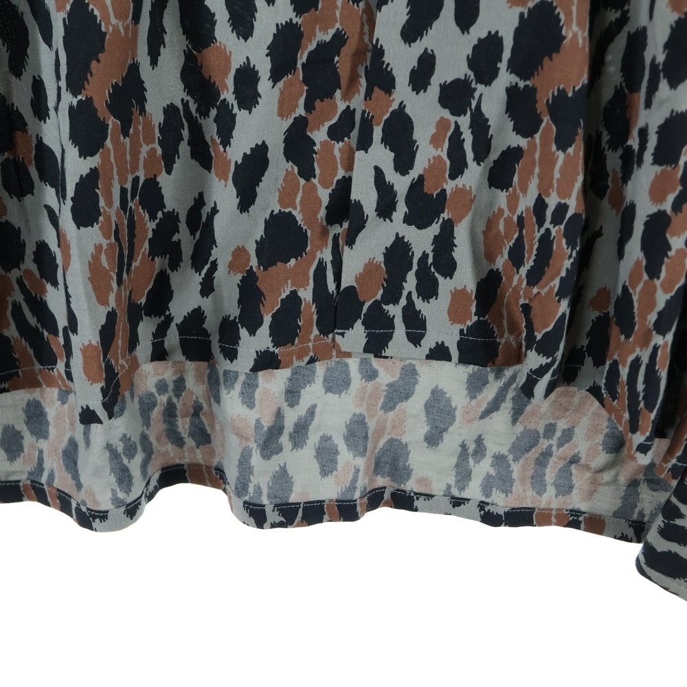 WACKO MARIA(ワコマリア) 25SS LEOPARD HAWAIIAN SHIRT L/S レオパード ハワイアン ロングスリーブ オープンカラーシャツ マルチカラー 25SSE-WMS-HI02