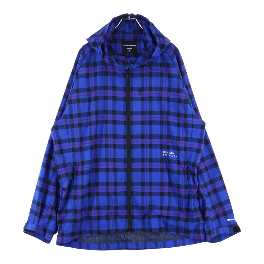 UNIFORM EXPERIMENT(ユニフォームエクスペリメント) ×HURLEY PHANTOM PLAID SETUP JACKET ハーレー ファントム プレイド フーデッドジャケット ハーフパンツ UE-222061