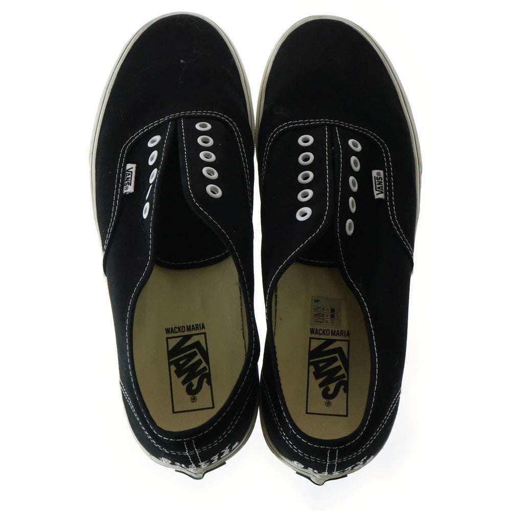 VANS(ヴァンズ) ×WACKO MARIA AUTHENTIC ワコマリア オーセンティック ローカットスニーカー ブラック US12/30cm VN000CRTBPT