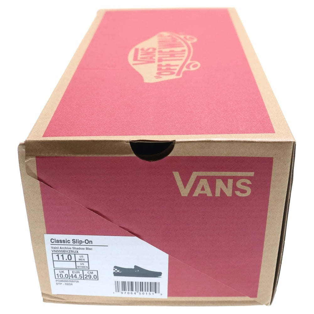 VANS(ヴァンズ) CLASSIC SLIP-ON クラシック スリッポン ローカットスニーカー ブラック US11/29cm VN000BVZRUX