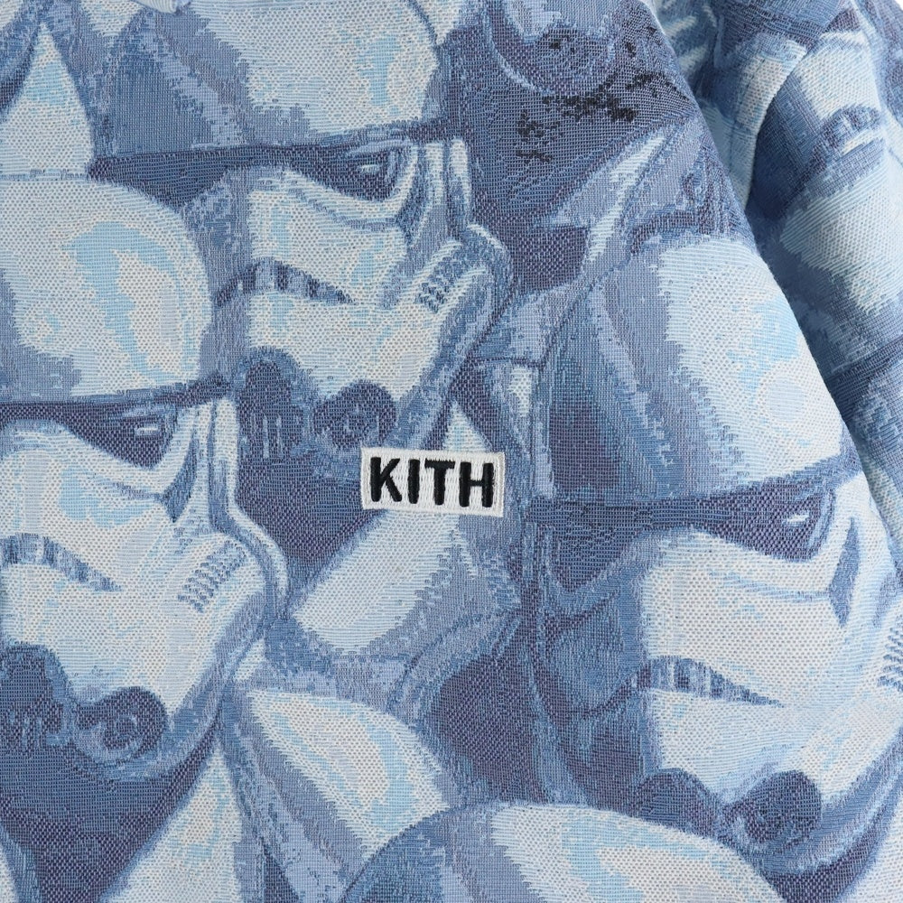 KITH(キス) ×STAR WARS Stormtrooper Coaches Jacket スターウォーズ ストームルーパー コーチズ ジャケット ホワイト/ブルー KHM010298