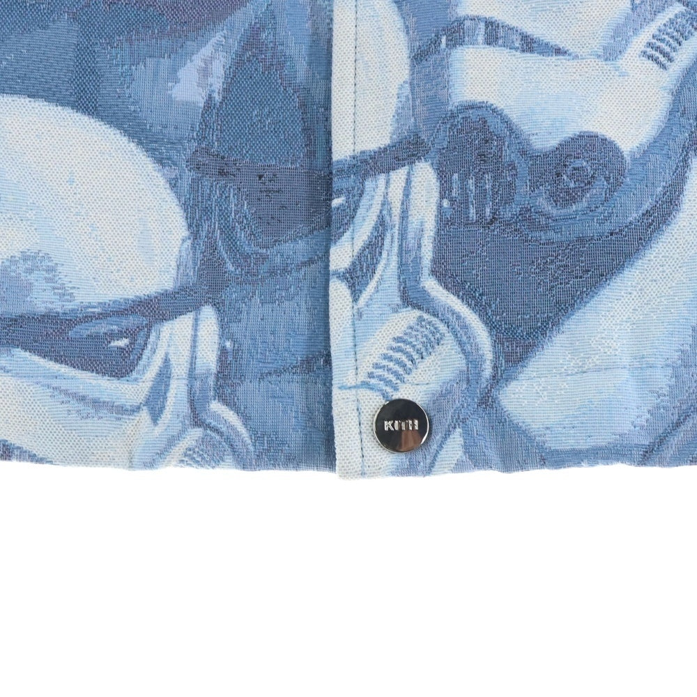 KITH(キス) ×STAR WARS Stormtrooper Coaches Jacket スターウォーズ ストームルーパー コーチズ ジャケット ホワイト/ブルー KHM010298