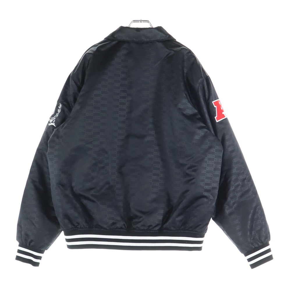 KITH(キス) Raiders Satin Bomber Jacket NFL レイダース サテン ボンバージャケット ブラック KHM010439