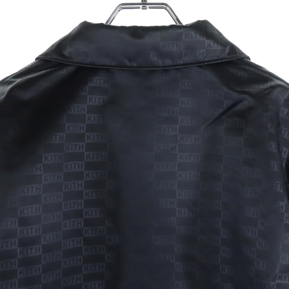KITH(キス) Raiders Satin Bomber Jacket NFL レイダース サテン ボンバージャケット ブラック KHM010439