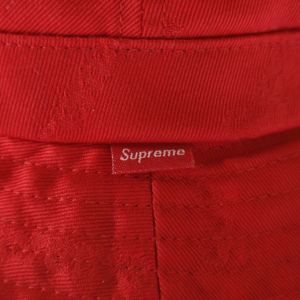 SUPREME(シュプリーム) 19AW Jacquard Logos Twill Crusher ジャガード ロゴ クラッシャーハット 帽子 レッド
