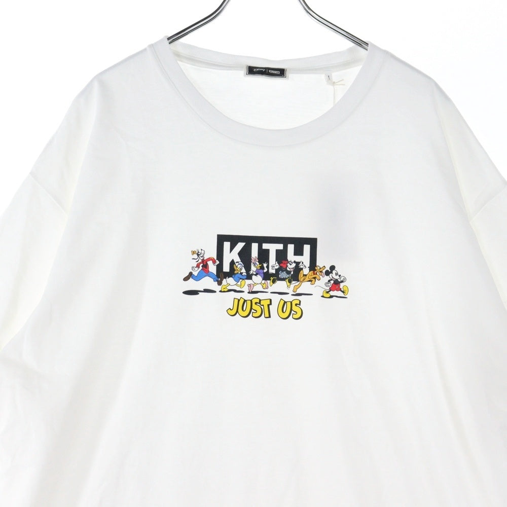 KITH(キス) ×Disney Mickey & Friends Family Portrait Tee ディズニー ミッキー フレンズ&ファミリー プリントTシャツ 半袖カットソー ホワイト KHM031729