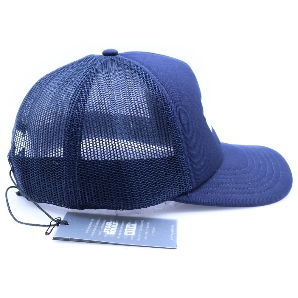 KITH(キス) ×STAR WARS Cotton Twill Foam Trucker スターウォーズ コットン トリル フォーム トラッカーキャップ 帽子 ネイビー KHM050343