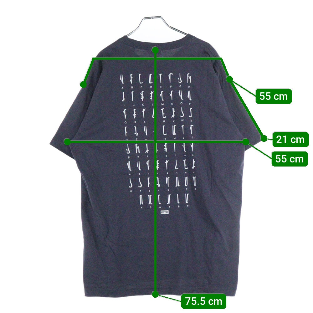 KITH(キス) ×STAR WARS Mandalorian Tee スターウォーズ マンダロリアン Tシャツ 半袖カットソー ネイビー KHM031027
