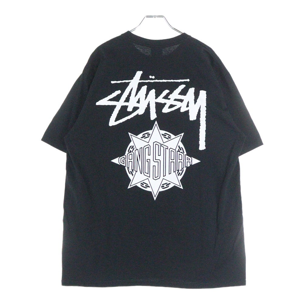 STUSSY(ステューシー) GANG STARR TAKE IT PERSONAL TEE ギャングスター テイクイット パーソナル プリントTシャツ 半袖カットソー ブラック