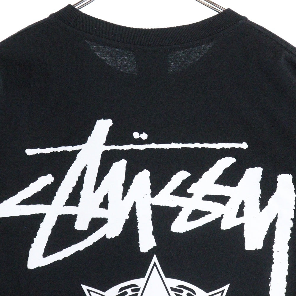 STUSSY(ステューシー) GANG STARR TAKE IT PERSONAL TEE ギャングスター テイクイット パーソナル プリントTシャツ 半袖カットソー ブラック
