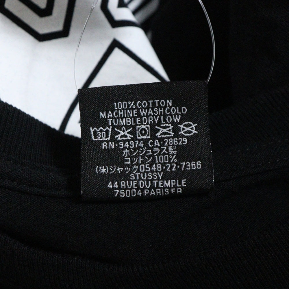 STUSSY(ステューシー) GANG STARR TAKE IT PERSONAL TEE ギャングスター テイクイット パーソナル プリントTシャツ 半袖カットソー ブラック