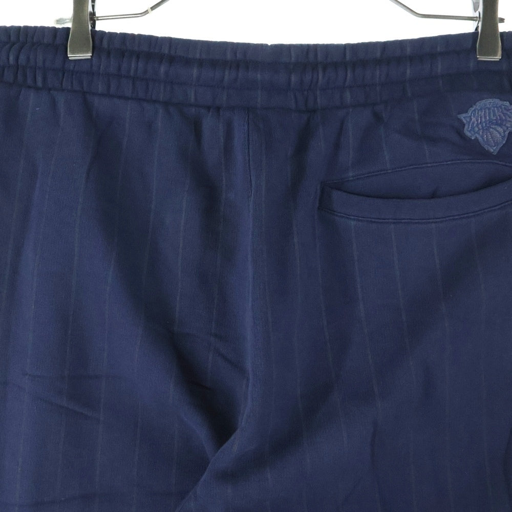 KITH(キス) New York Knicks NY Pinstripe Williams I Sweatpant ニューヨークニックス ピンストライプ ウィリアム スウェットパンツ ネイビー KHM060501