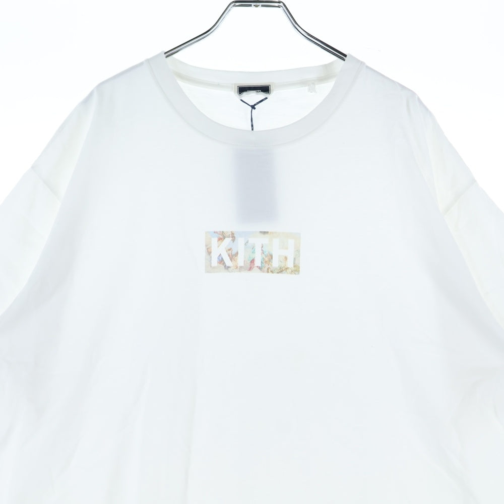 KITH(キス) Angelic Classic Logo Tee エンジェルクラシックロゴ プリントTシャツ 半袖カットソー ホワイト KHM031012