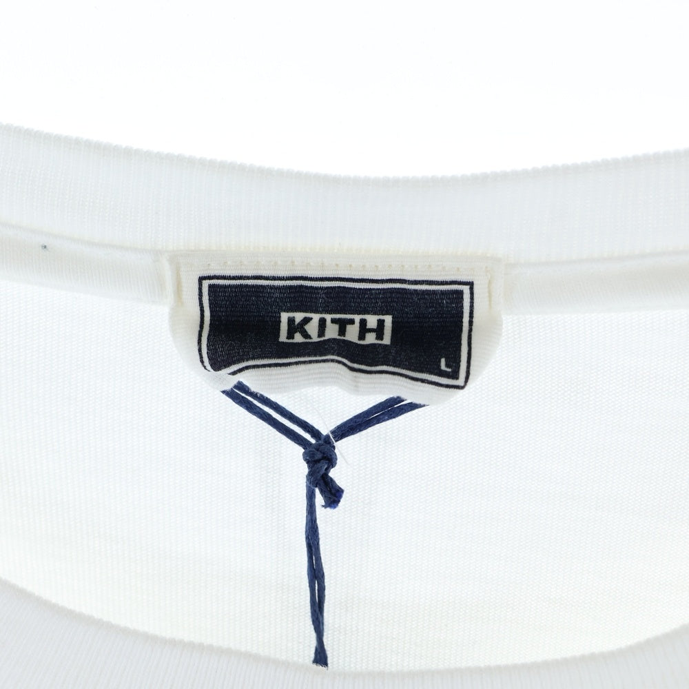 KITH(キス) Angelic Classic Logo Tee エンジェルクラシックロゴ プリントTシャツ 半袖カットソー ホワイト KHM031012