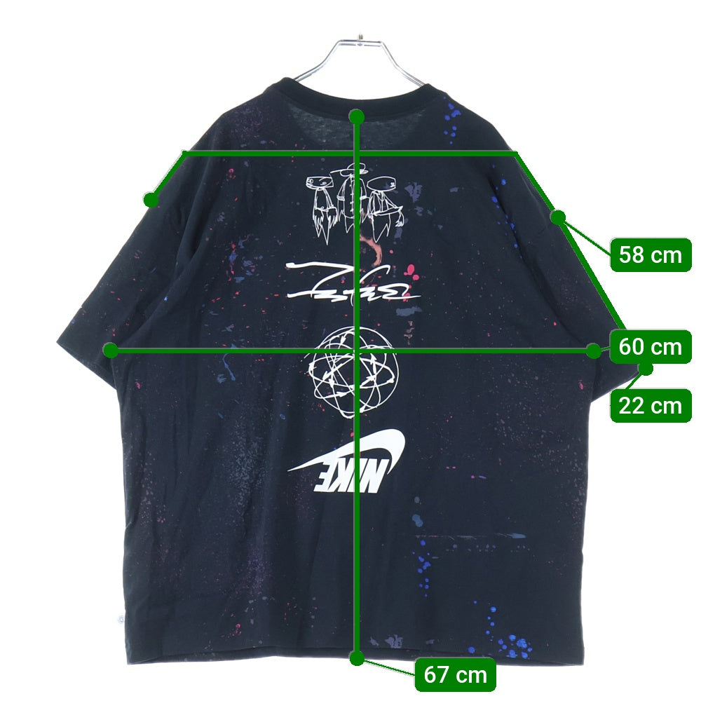 NIKE(ナイキ) ×Futura Oversized Short-Sleeve T-Shirt フューチュラ オーバーサイズド ショートスリーブ Tシャツ 半袖カットソー ブラック FZ0284-010