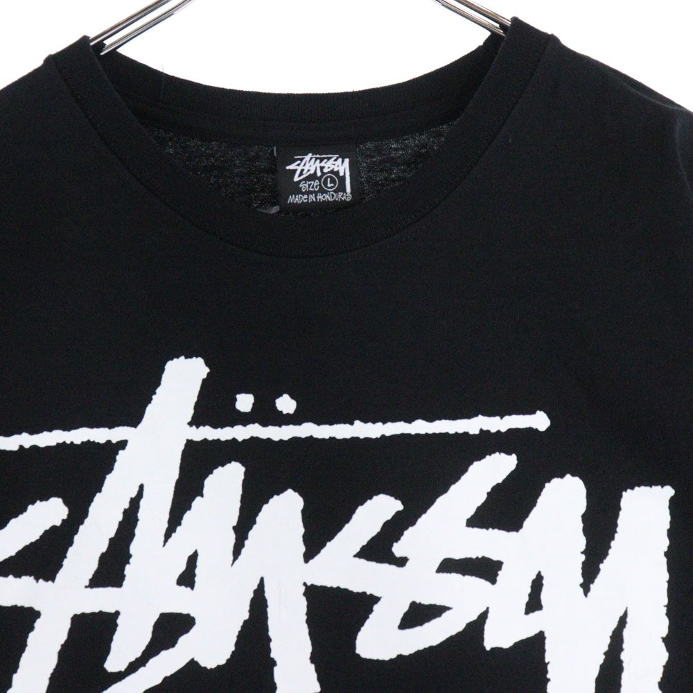 STUSSY(ステューシー) WORLD TOUR ワールドツアー プリントTシャツ 半袖カットソー ブラック