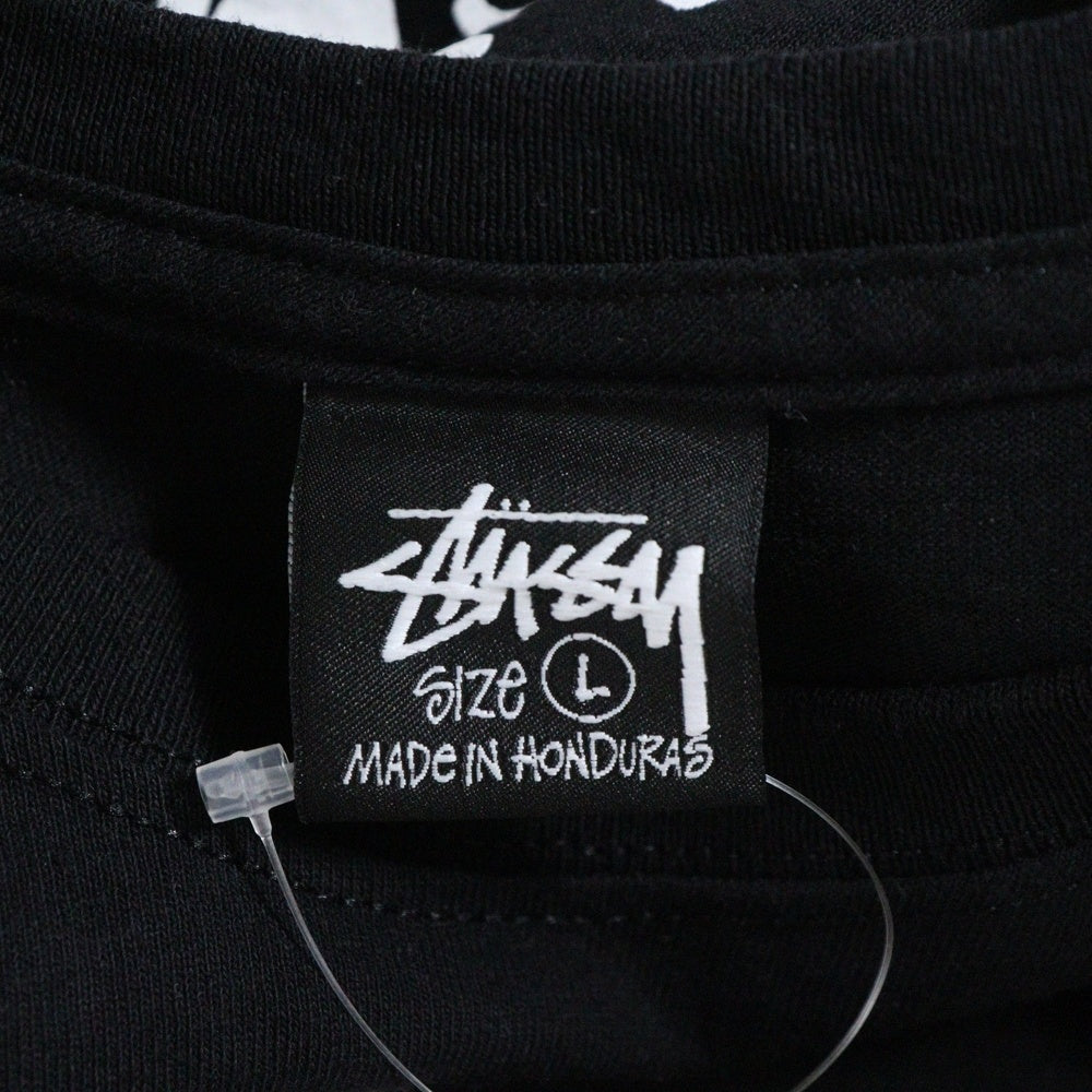STUSSY(ステューシー) WORLD TOUR ワールドツアー プリントTシャツ 半袖カットソー ブラック