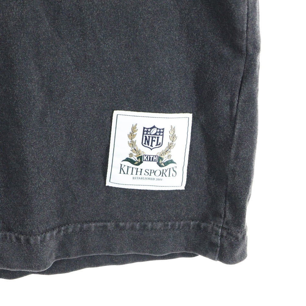 KITH(キス) Raiders Vintage Tee NFL レイダース ヴィンテージ プリントTシャツ 半袖カットソー ブラック KHM031583