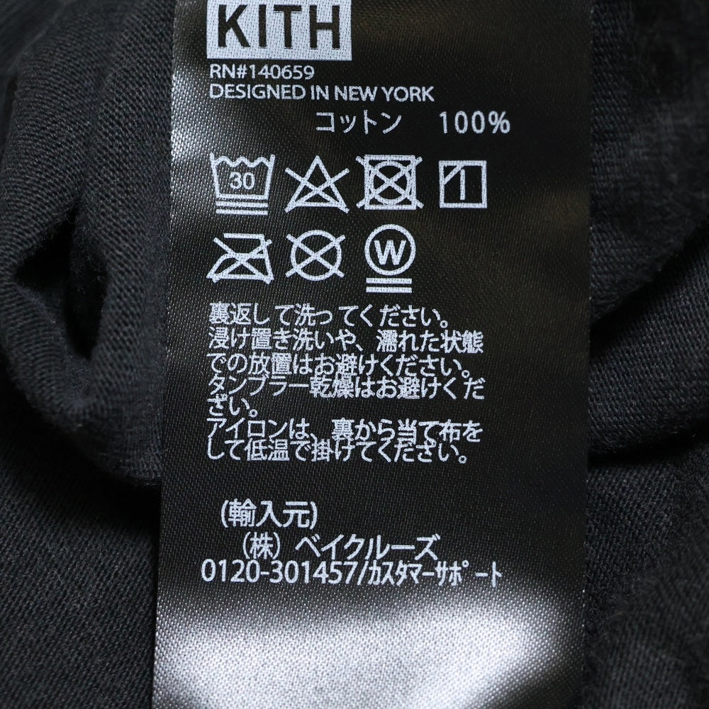 KITH(キス) Raiders Vintage Tee NFL レイダース ヴィンテージ プリントTシャツ 半袖カットソー ブラック KHM031583