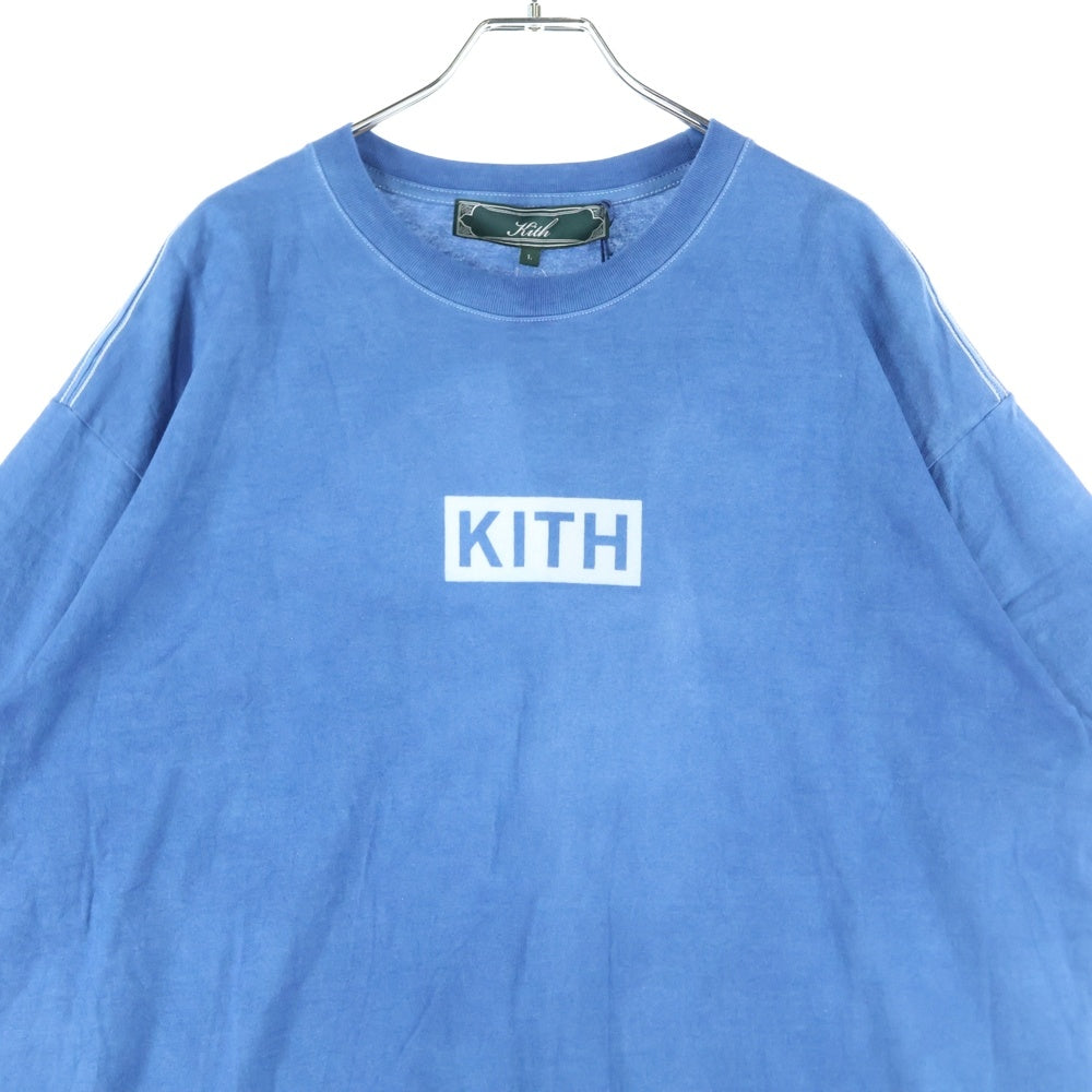 KITH(キス) BUAISOU Aizome Vintage Tee ブアイソウ アイゾメ ビンテージ Tシャツ 半袖カットソー ブルー