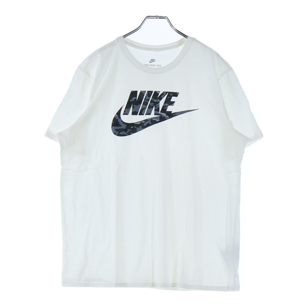 NIKE(ナイキ) CAMO PACK カモパック ロゴプリント Tシャツ 半袖カットソー ホワイト AJ6634-100