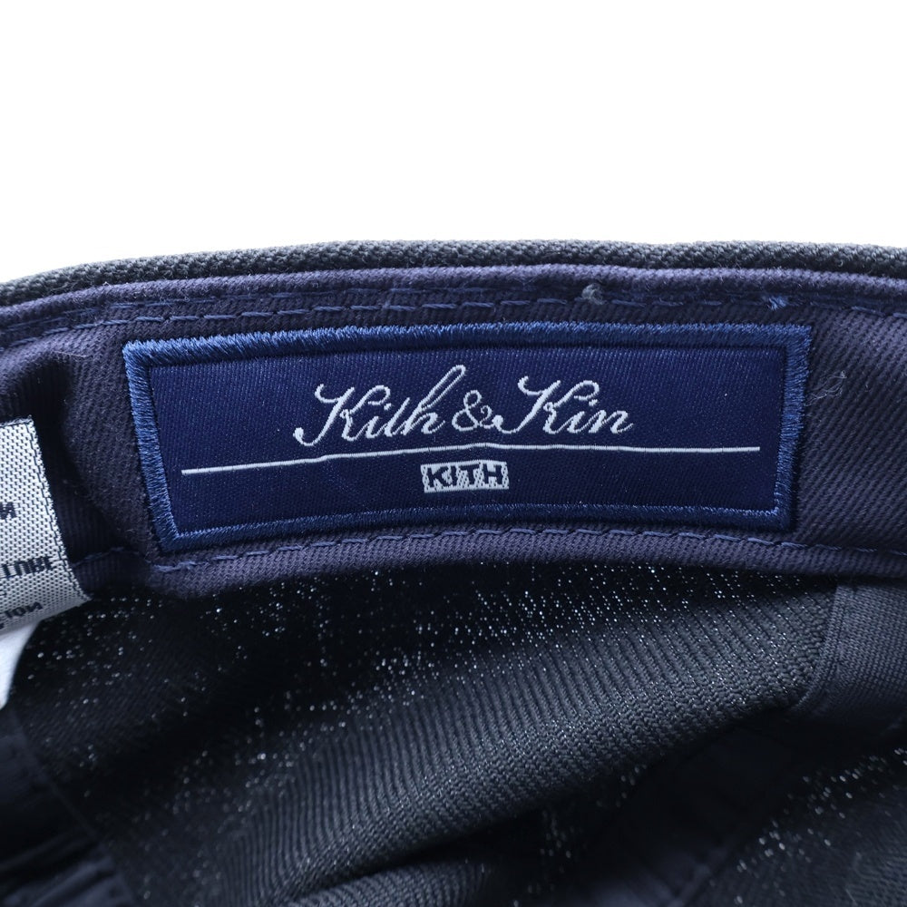 KITH(キス) ×NEW ERA New York Yankees ニューエラ ニューヨークヤンキース ベースボールキャップ 帽子 ブラック