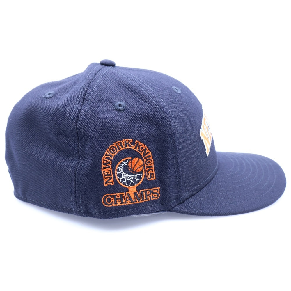 KITH(キス) ×NEW ERA New York Knicks Low Profile 59FIFTY Cap ニューエラ ニューヨークニックス キャップ 帽子 ネイビー/オレンジ
