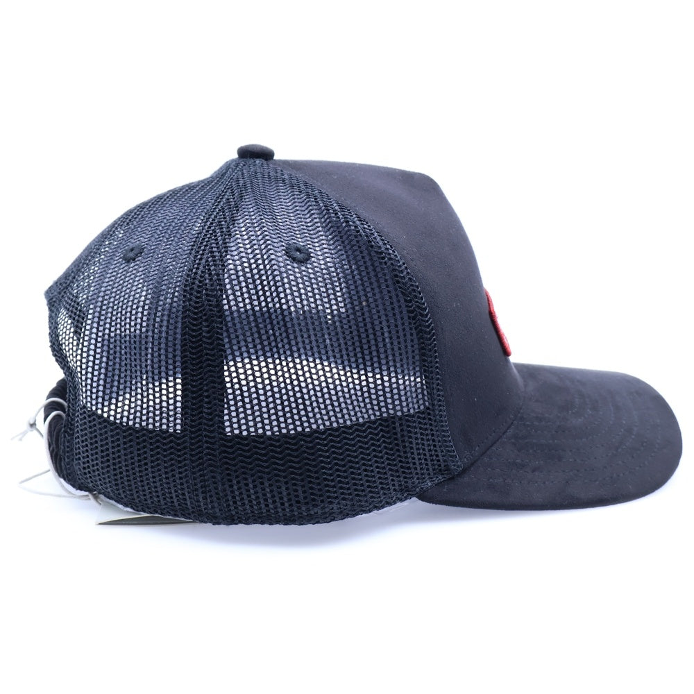 KITH(キス) Microsuede Nolan Trucker Cap マイクロスエード ノーラントラッカーキャップ 帽子 ブラック KHM050617