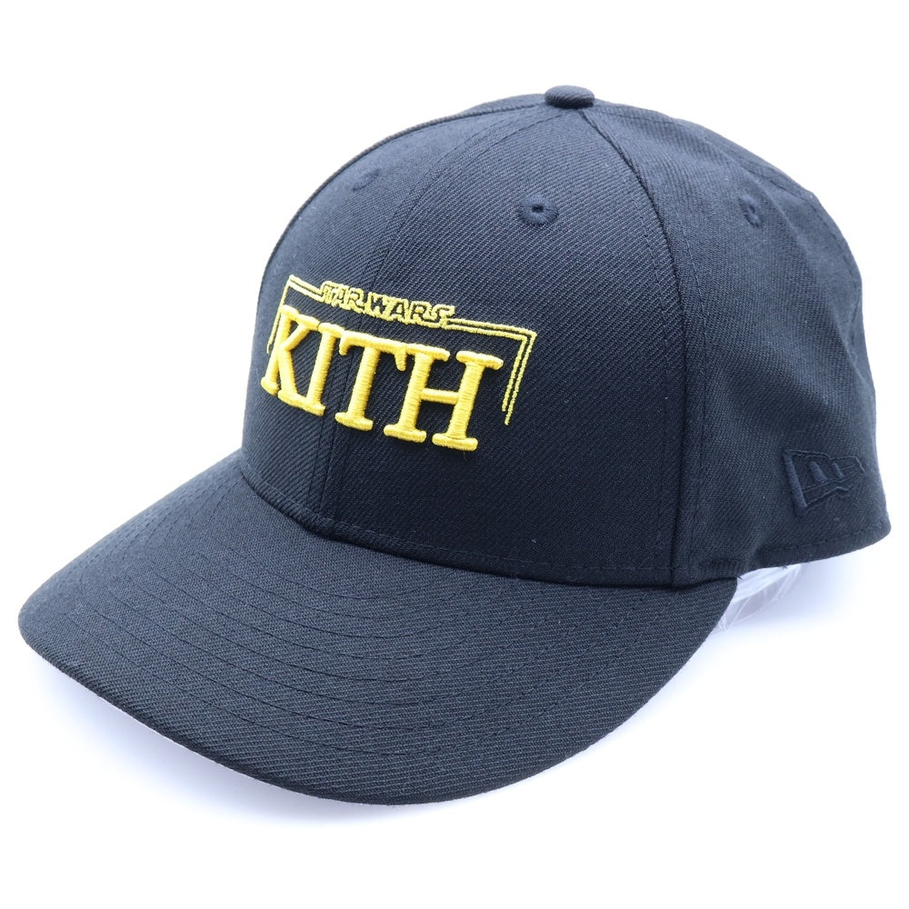 KITH(キス) ×STAR WARS Logo New Era 59FIFTY Low Profile スターウォーズ ロゴ ニューエラ ベースボールキャップ 帽子 ブラック