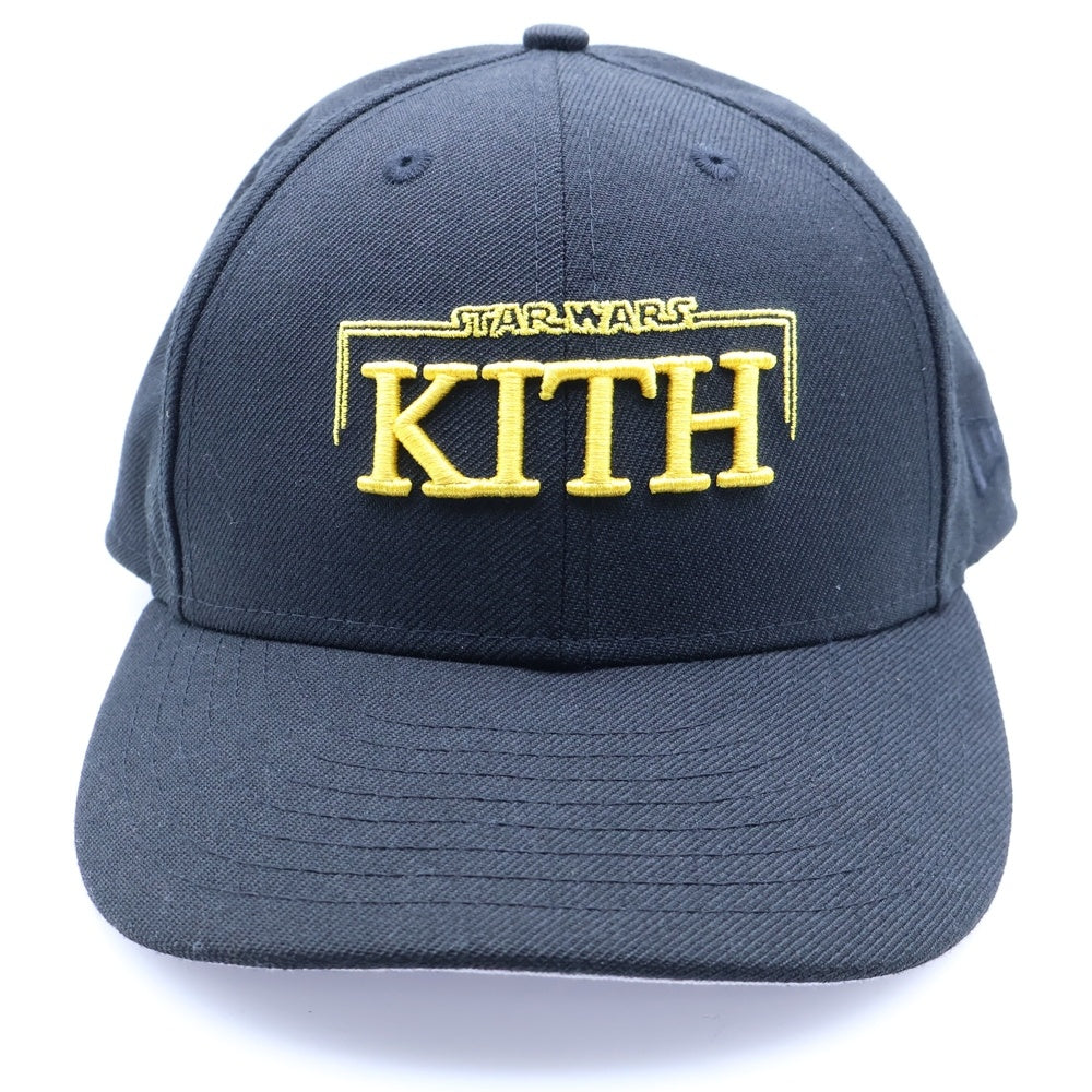 KITH(キス) ×STAR WARS Logo New Era 59FIFTY Low Profile スターウォーズ ロゴ ニューエラ ベースボールキャップ 帽子 ブラック