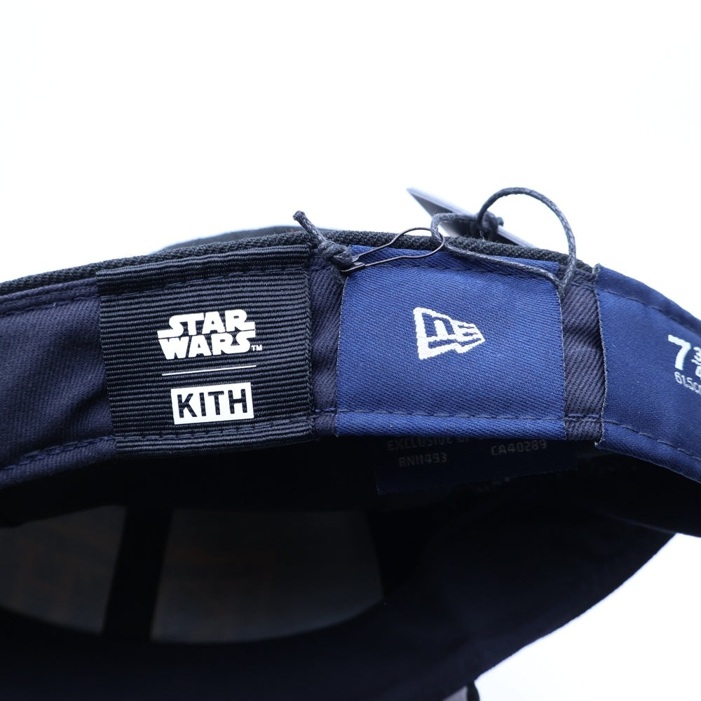 KITH(キス) ×STAR WARS Logo New Era 59FIFTY Low Profile スターウォーズ ロゴ ニューエラ ベースボールキャップ 帽子 ブラック