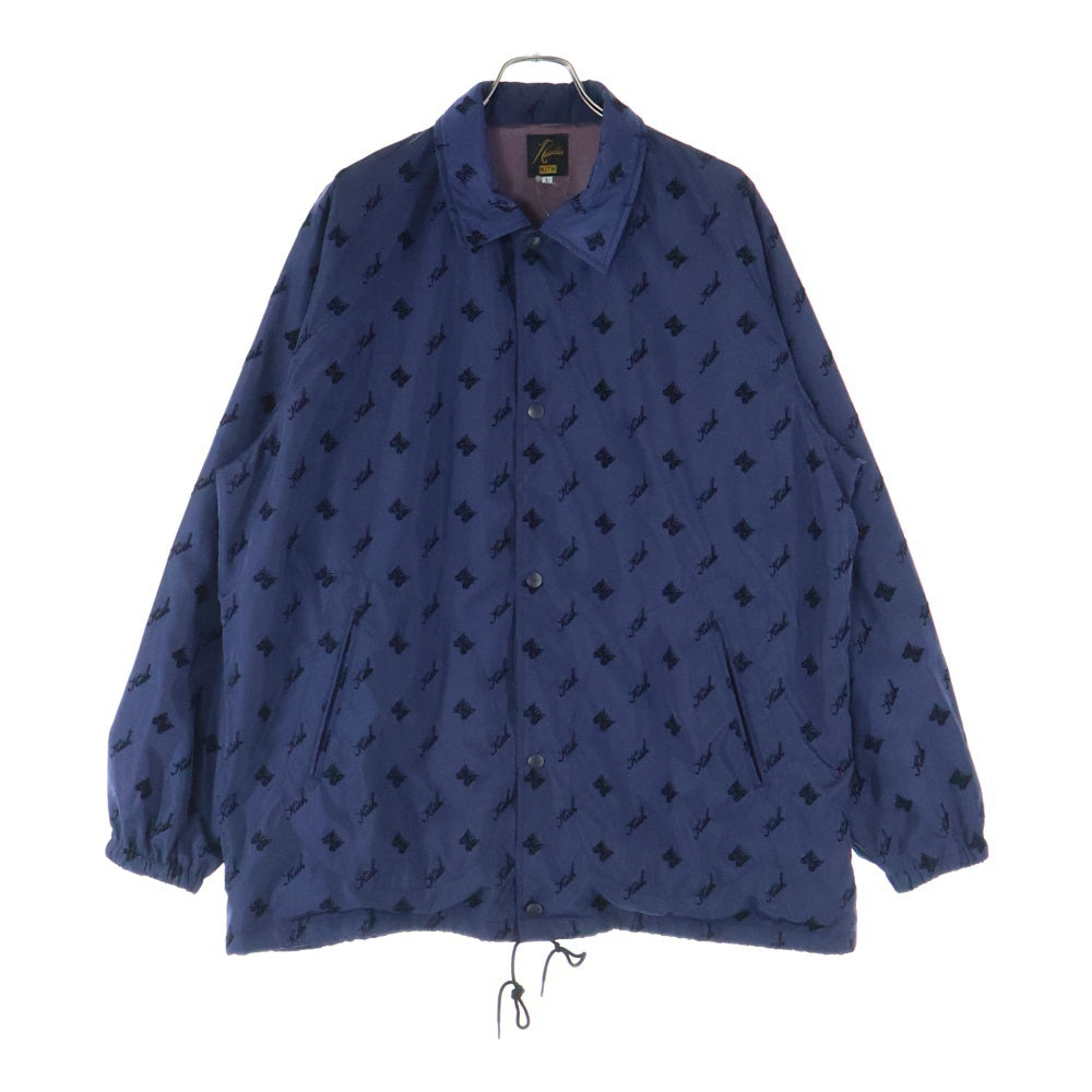 Needles(ニードルス) ×KITH COACH JACKET キス 総柄 コーチジャケット ブルー LQ351
