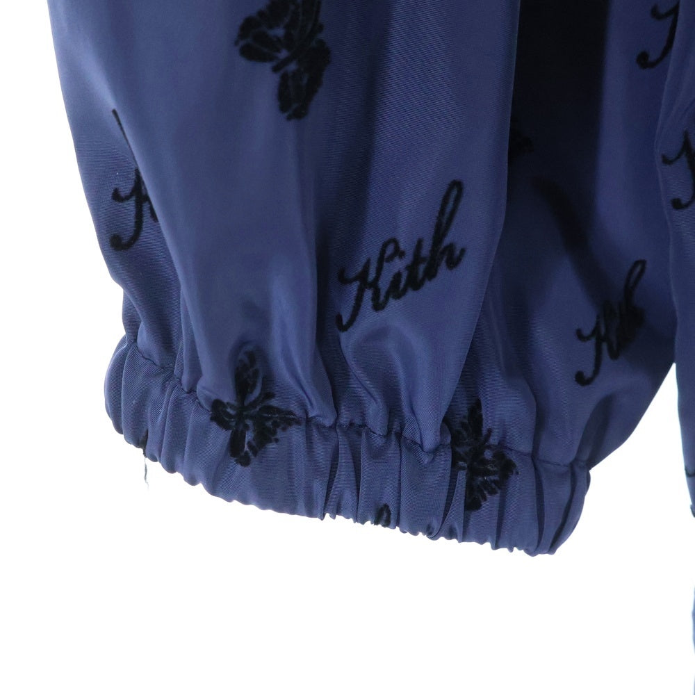 Needles(ニードルス) ×KITH COACH JACKET キス 総柄 コーチジャケット ブルー LQ351