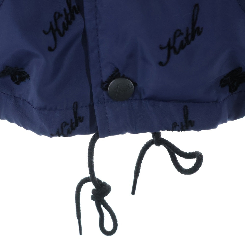 Needles(ニードルス) ×KITH COACH JACKET キス 総柄 コーチジャケット ブルー LQ351