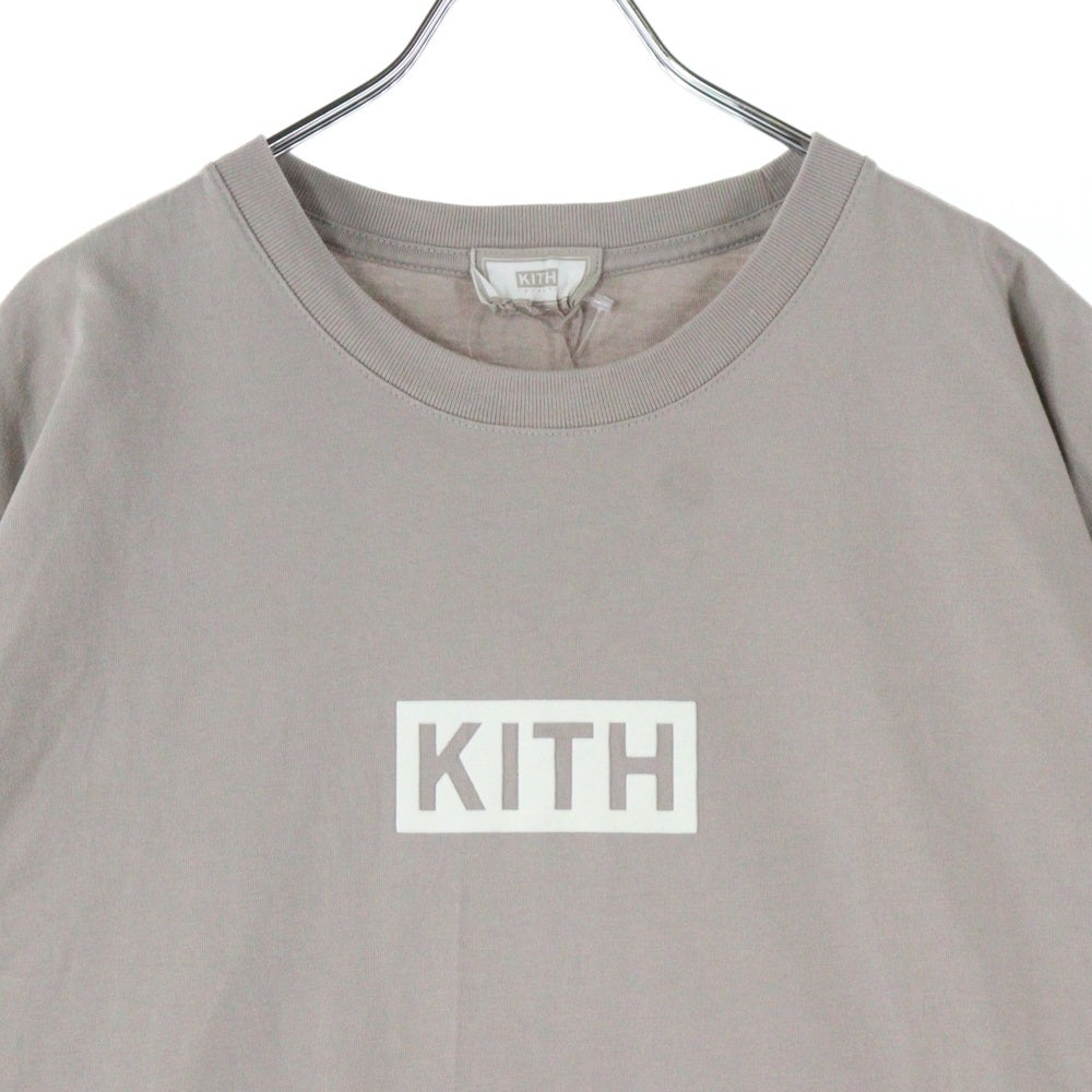KITH(キス) LOYALTY BOX LOGO MOLECULE TEE キスロイヤリティプログラム ボックスロゴ Tシャツ 半袖カットソー ベージュ