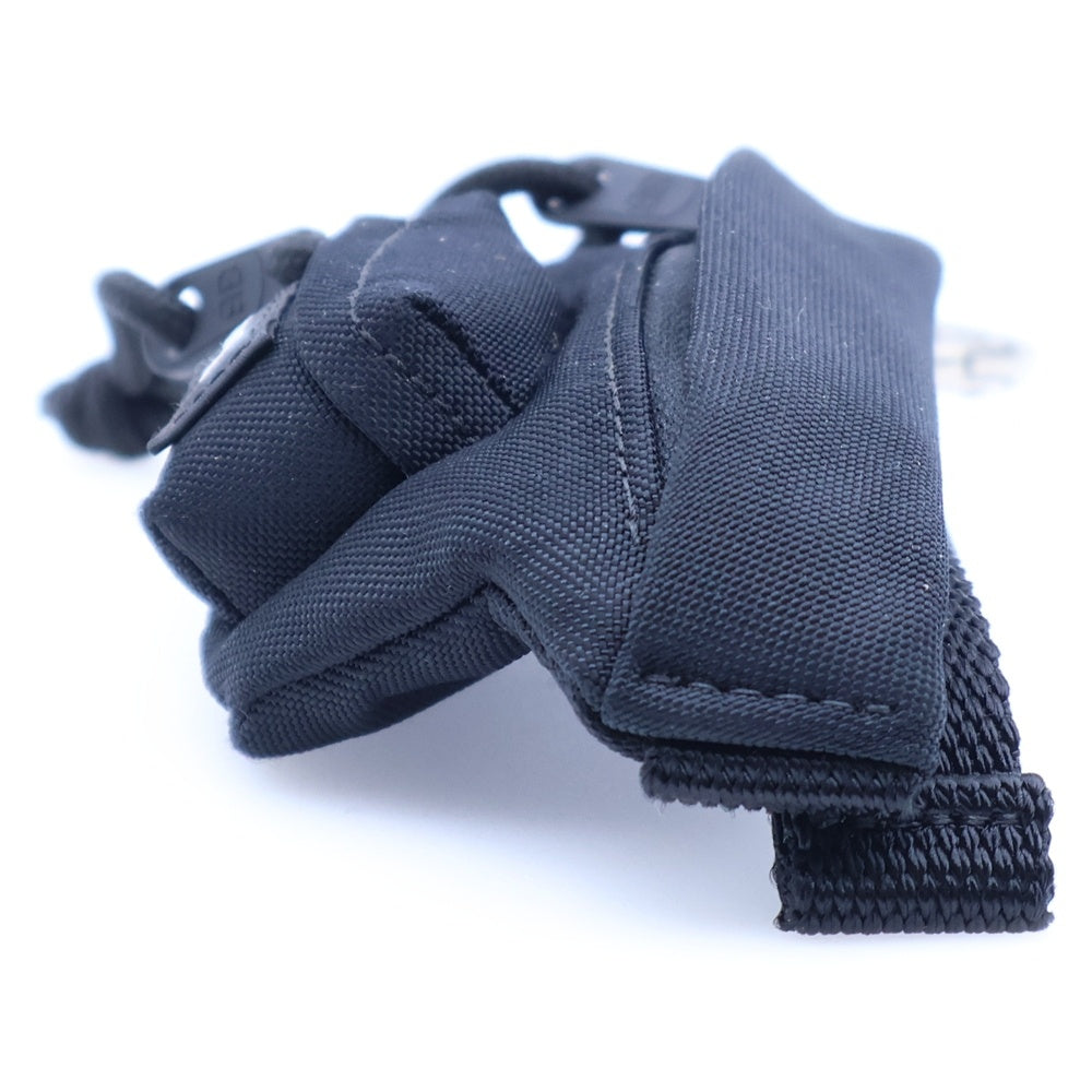 BALENCIAGA(バレンシアガ) MICRO マイクロベルトキーリング キーホルダー ブラック 678883 2103C