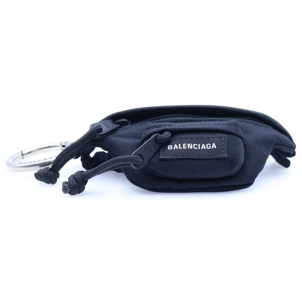BALENCIAGA(バレンシアガ) MICRO マイクロベルトキーリング キーホルダー ブラック 678883 2103C