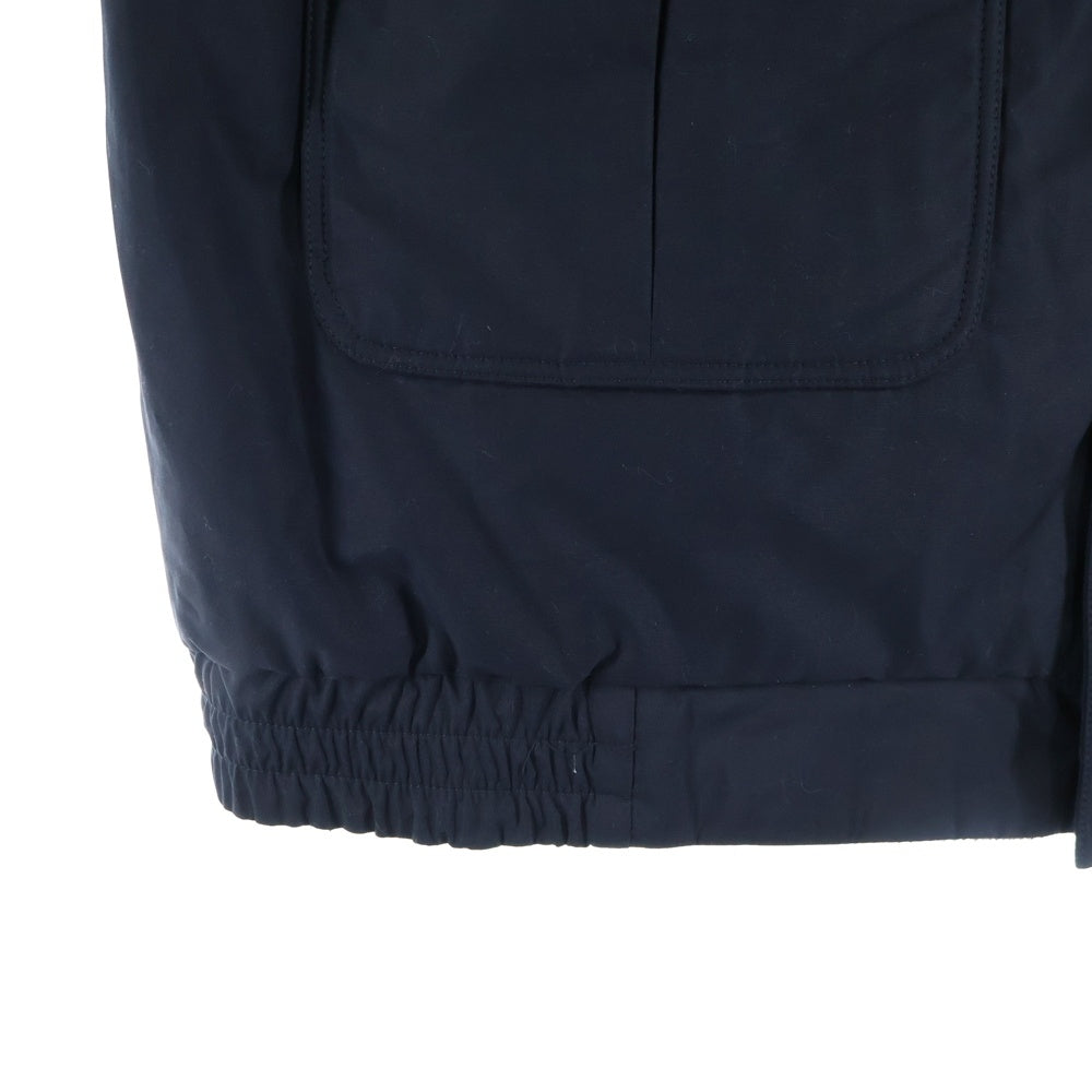 MARTINE ROSE(マーティンローズ) PADDED JILET VEST パデッドジレベスト ジップアップ中綿ベスト ブラック W1OM728OC