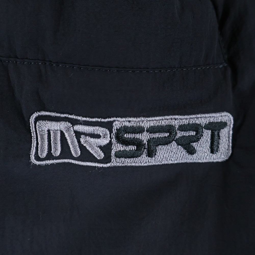 MARTINE ROSE(マーティンローズ) PADDED JILET VEST パデッドジレベスト ジップアップ中綿ベスト ブラック W1OM728OC