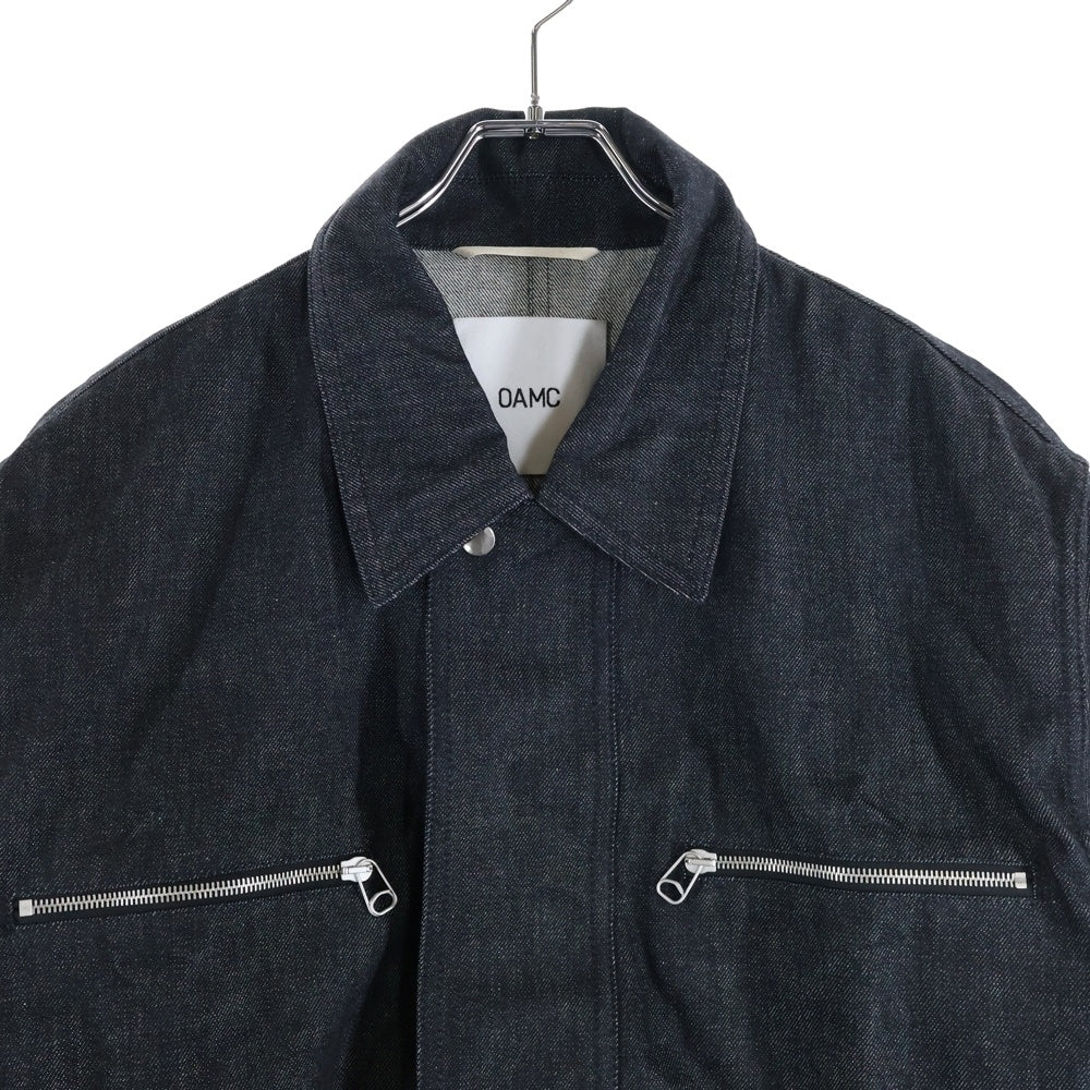 OAMC(オーエーエムシー) 24SS TITAN JACKET ジップアップデニムジャケット インディゴ 24E28OAU48