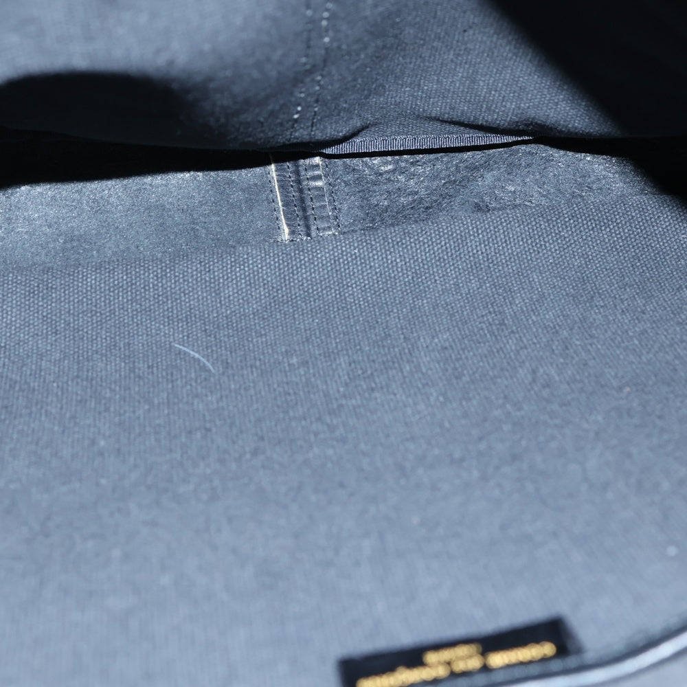 COMME des GARCONS HOMME(コムデギャルソンオム) 90S 田中オム期 コットンレザー切替 ショルダーバッグ メッセンジャーバッグ ブラック