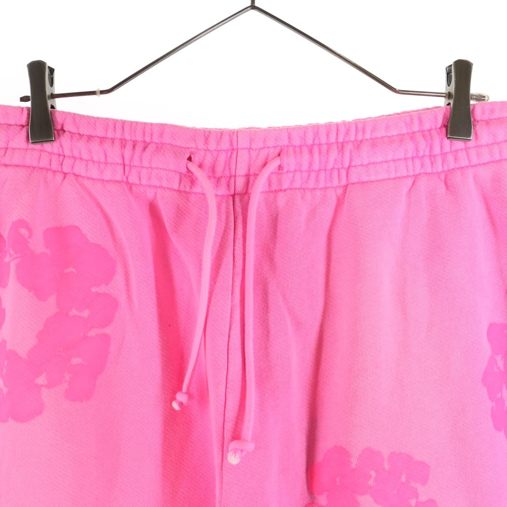 DENIM TEARS(デニムティアーズ) 25SS MONO WREATH SWEATPANTS モノ リース スウェットロングパンツ ピンク SS25BAS062