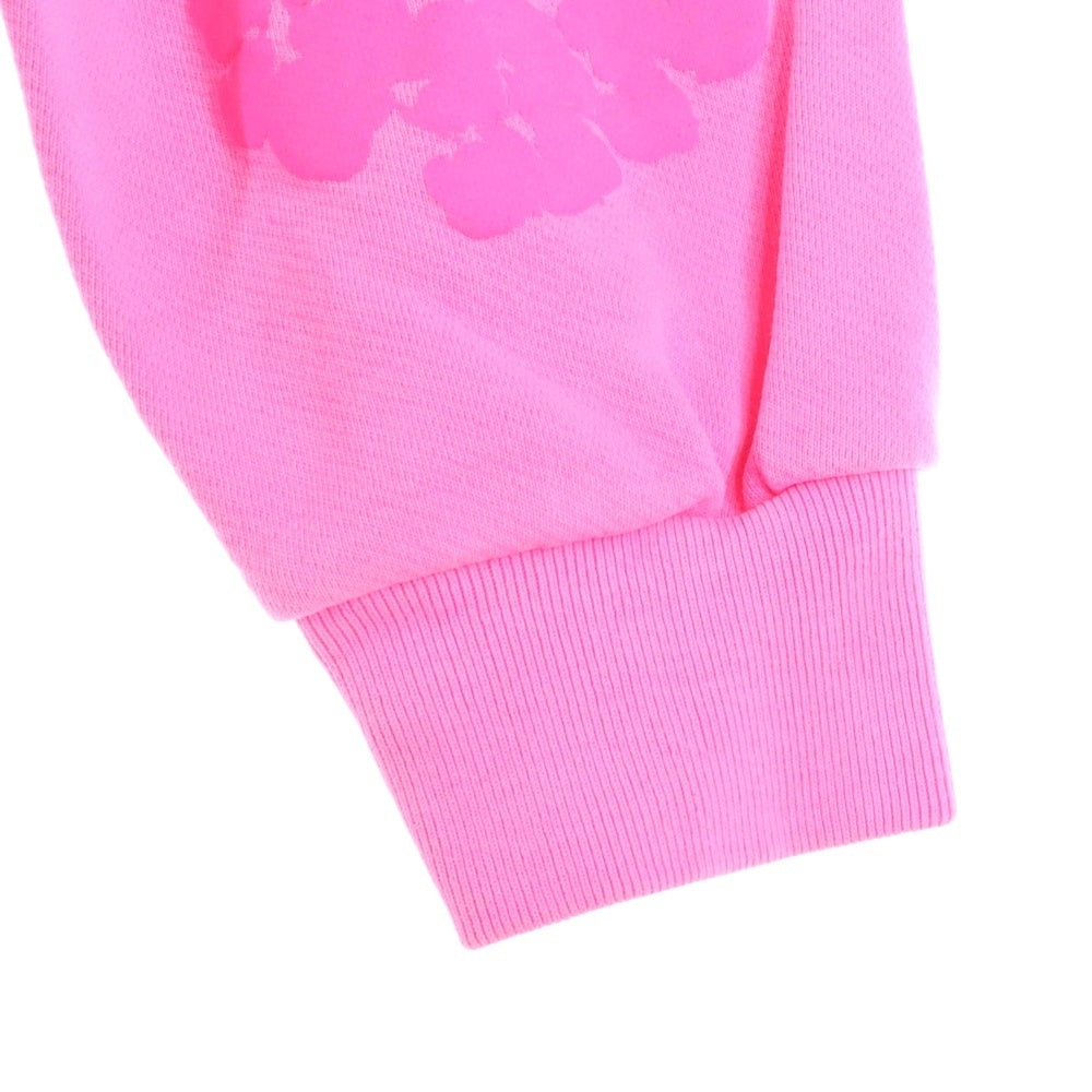 DENIM TEARS(デニムティアーズ) 25SS MONO WREATH HOODIE モノ リース フーデットスウェットパーカー ピンク SS25THD064