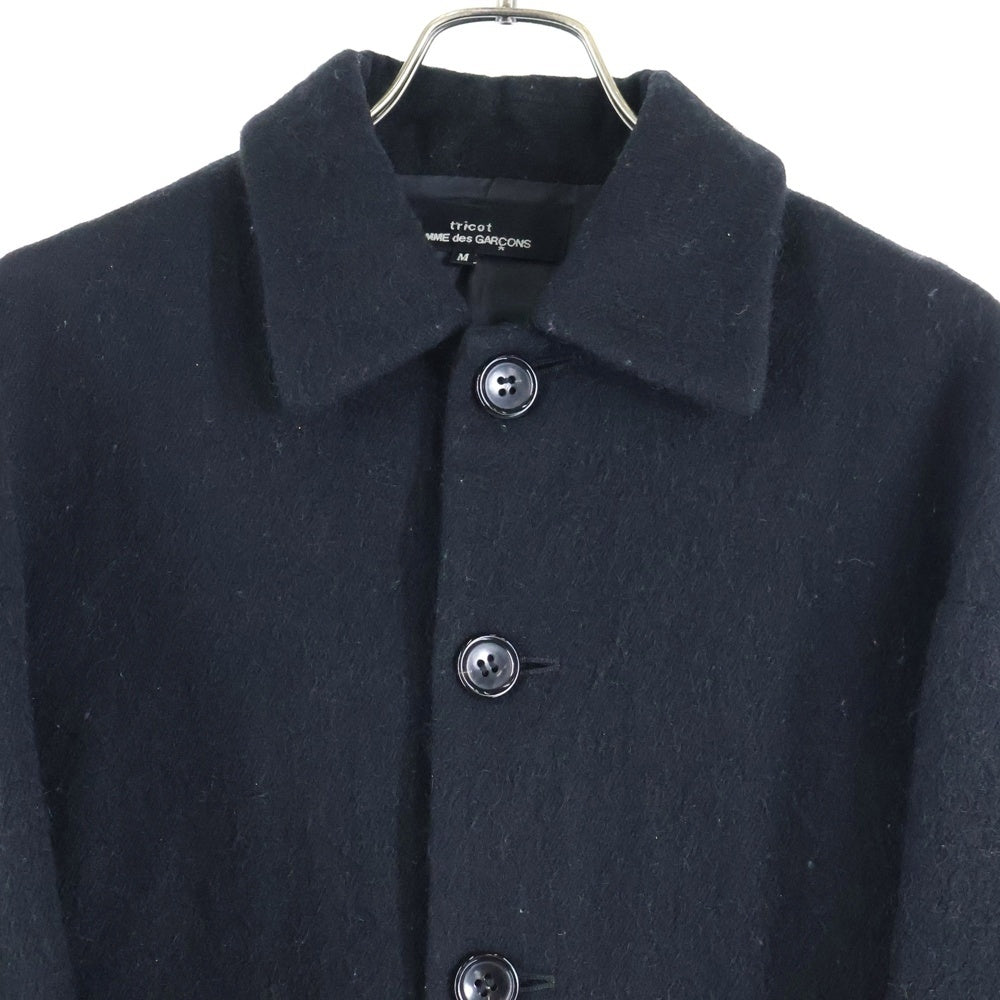 tricot COMME des GARCONS(トリコ コム デ ギャルソン) 99AW ウール混 シャツジャケット ブラック TJ-04027M AD1999