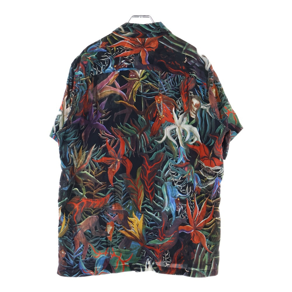 WACKO MARIA(ワコマリア) 18SS 花 HAWAIIAN SHIRT ハワイアンシャツ アロハ半袖シャツ ブラック